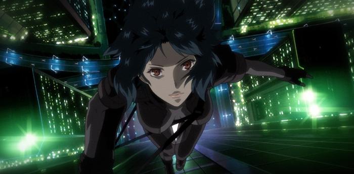 scena dell'anime ghost in the shell