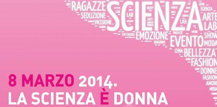 locandina per la festa della donna a città della scienza