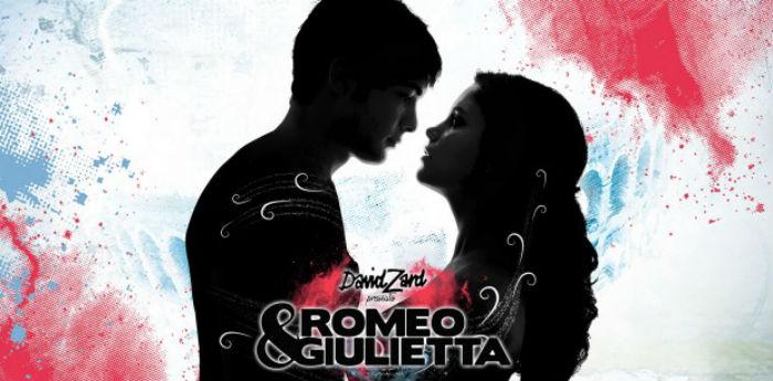 Show poster Romeo and Juliet by David Zard at the Palapartenope theater