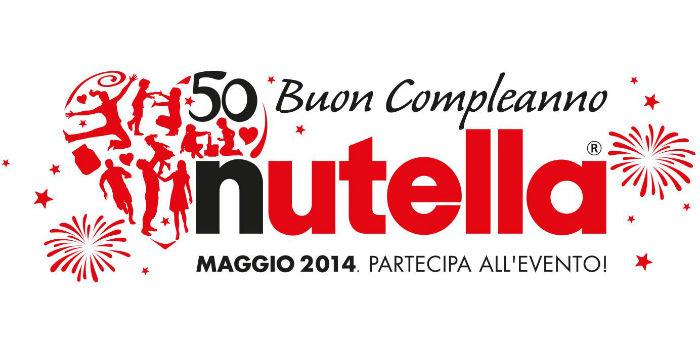 Locandina della festa per i 50 anni di Nutella