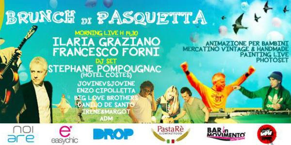 Pasquetta Brunch poster at the Arenile Reload in Naples