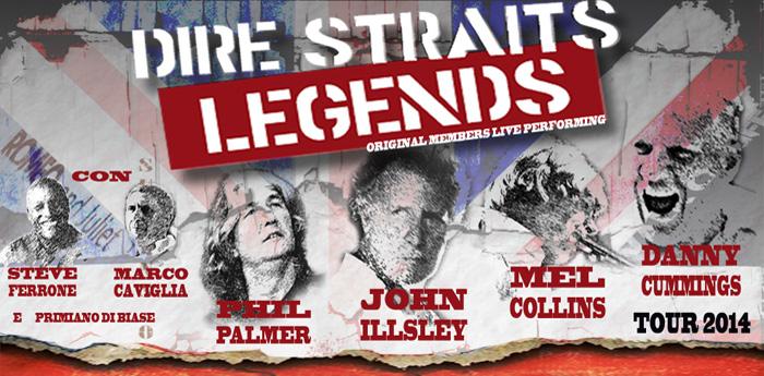 cartaz da di straits legends tour 2014