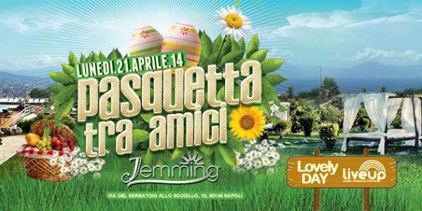 Cartel del 2014 Lunes de Pascua en el Jemming de Nápoles