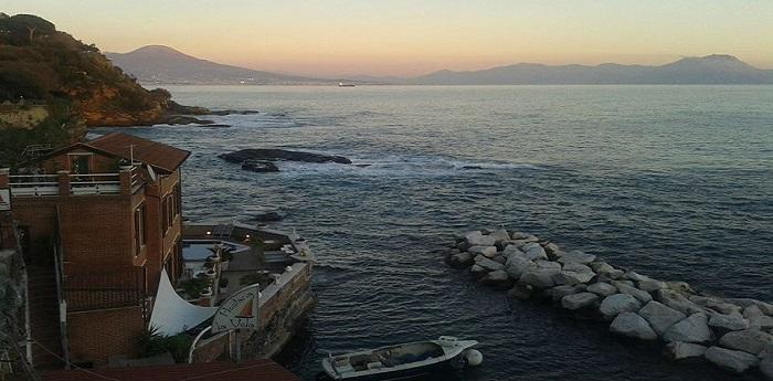 Village de pêcheurs de Marechiaro, Pasquetta au restaurant Faro