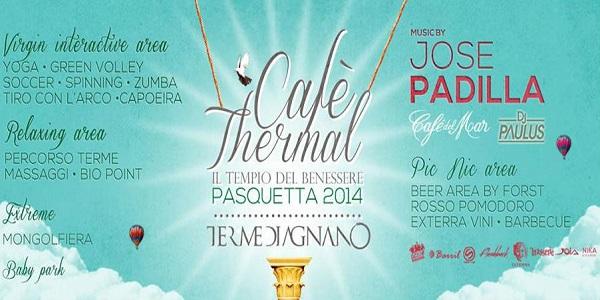 Cartel del 2014 Lunes de Pascua en el Terme di Agnano en Nápoles