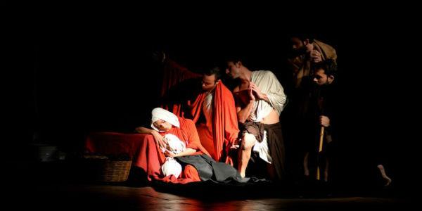 Scene of the show on the Tableaux Vivants of Caravaggio