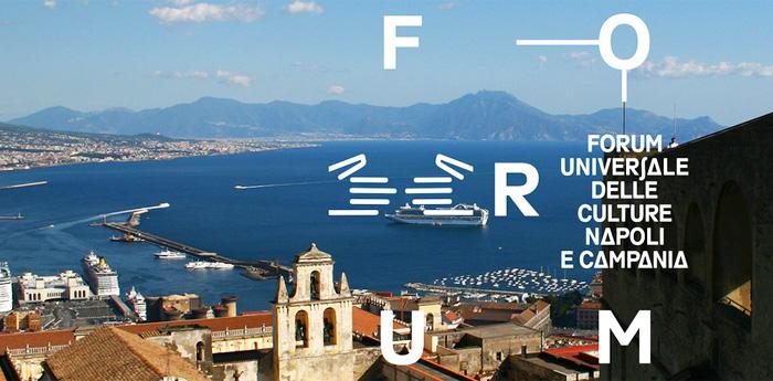 Poster of the Universal Forum of 2014 Cultures in Naples and Campania