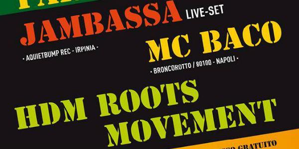 locandina del concerto reggae montesantown a napoli