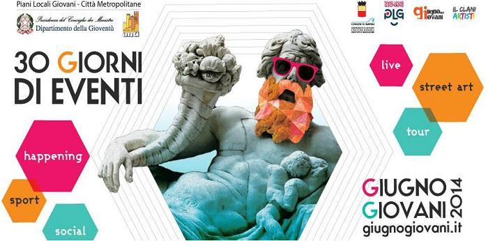 Locandina della kermesse Giugno dei Giovani 2014 a Napoli