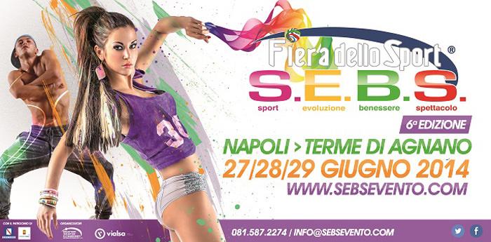 locandina fiera dello sport s.e.b.s. 2014 alle terme di agnano di napoli