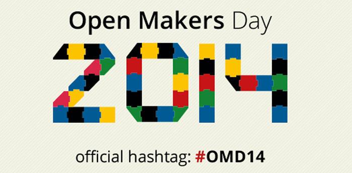 cartaz do Open Makers Day 2014 em Nápoles