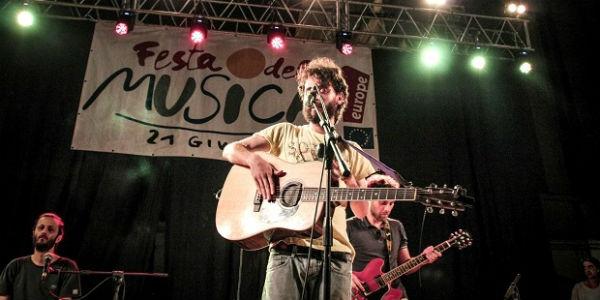 A concert of the European Music Festival in Naples