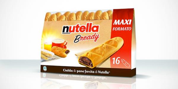 Il nuovo snack nutella bready