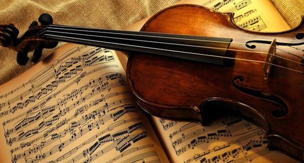 Violine und Noten