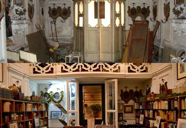 La Chiesa in via Carlo Poerio prima e dopo il restauro