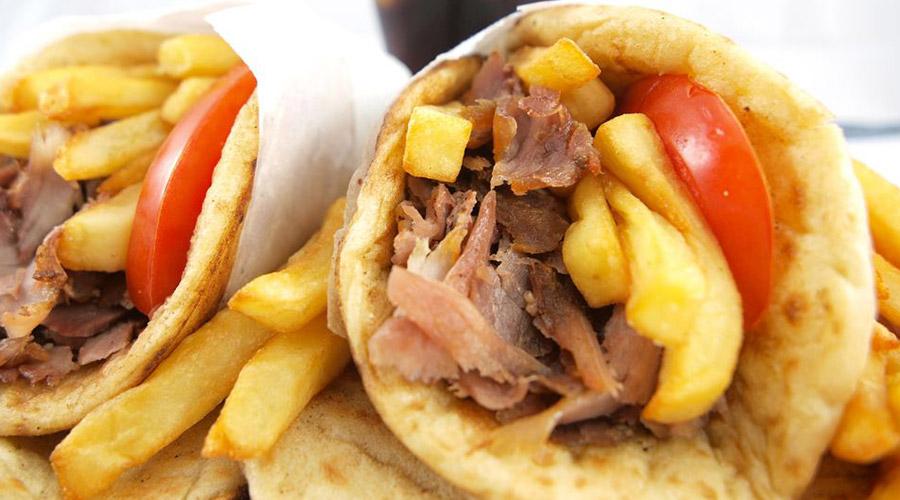 Griechische Pita, die beste in Neapel