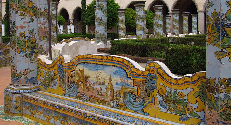 Cloister of Santa Chiara in Naples