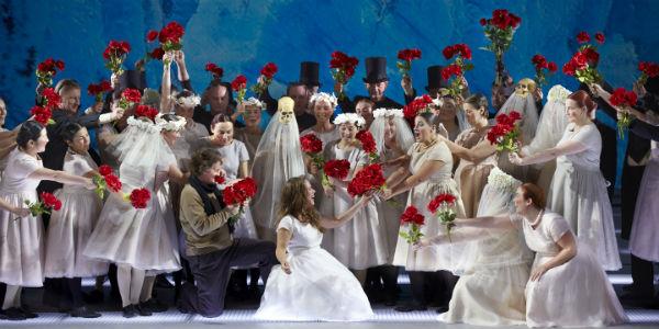 A scene by Luisa Miller at the Teatro San Carlo in Naples