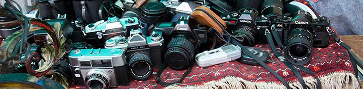 Cameras at the flea market