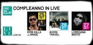 Emis Killa, Avion Travel e Loredana Bertè in concerto al Centro Commerciale Campania