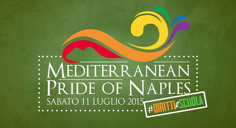 Plakat des Gay Pride 2015 in Neapel