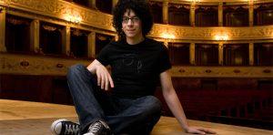 Giovanni Allevi alla Feltrinelli di Napoli a gennaio 2015