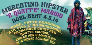 Hipster-Markt und Book-Sharing in Neapel: im Mai am Duel Beat