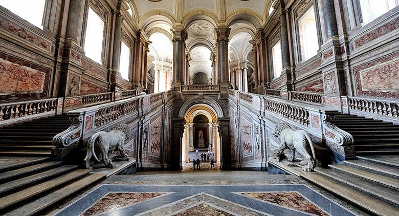 Stairs of the Royal Palace of Caserta