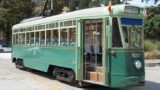 Фотовыставка на исторических трамваях и троллейбусах к открытию Ратушной станции