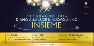 Neujahr 2014 in Neapel, von der Piazza del Plebiscito zum Lungomare Liberato