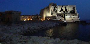 خرائط الفيديو في Castel dell'Ovo للعام الجديد 2015