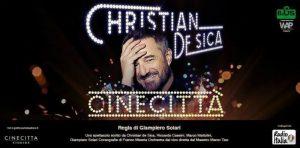 Christian De Sica al teatro Palapartenope con lo spettacolo "Cinecittà"