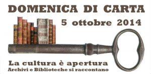 Sonntag von 2014 Paper in Neapel, Bibliotheken und Archive für die Öffentlichkeit zugänglich