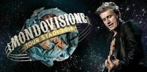 Ligabue im Konzert im Stadio Arechi von Salerno für die Tour Mondovision
