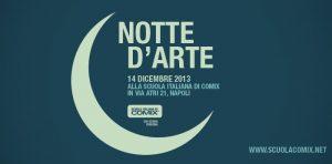 Notte d’arte a Napoli: la Notte Bianca anche alla Scuola Italiana Di Comix