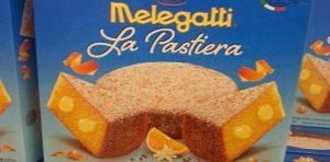 Die neapolitanische Pastiera von Melegatti. Es ist stürmisch im Web
