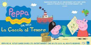 Peppa Pig e la Caccia al Tesoro live al teatro Mediterraneo di Napoli