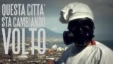 Mobilitazione Generale per la Terra dei Fuochi: Pulcinella indossa una maschera a gas