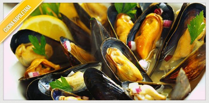 Sauteed recipe of mussels, the traditional impepata