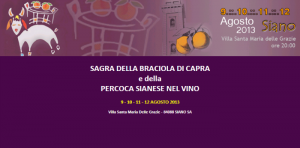 Sagre in Campania | Sagra della braciola di capra e della percoca sianese nel vino