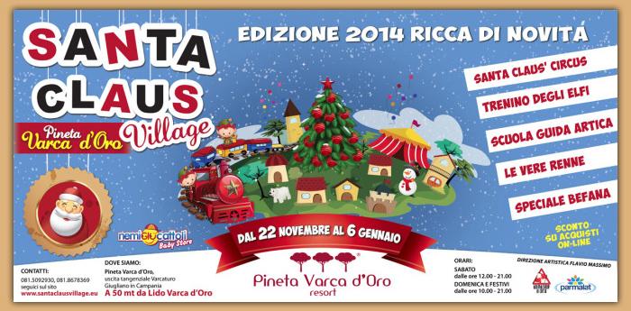 Villaggio Di Babbi Natale.Santa Claus Village 2014 2015 Il Paese Di Babbo Natale A Varcaturo