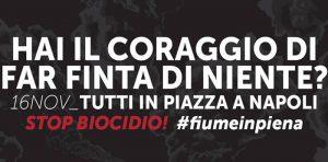 Stop biocidio: manifestazione a Napoli per la Terra dei Fuochi