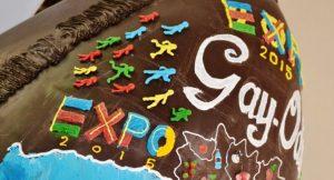 Uovo di Pasqua gigante di Gay Odin per Expo 2015