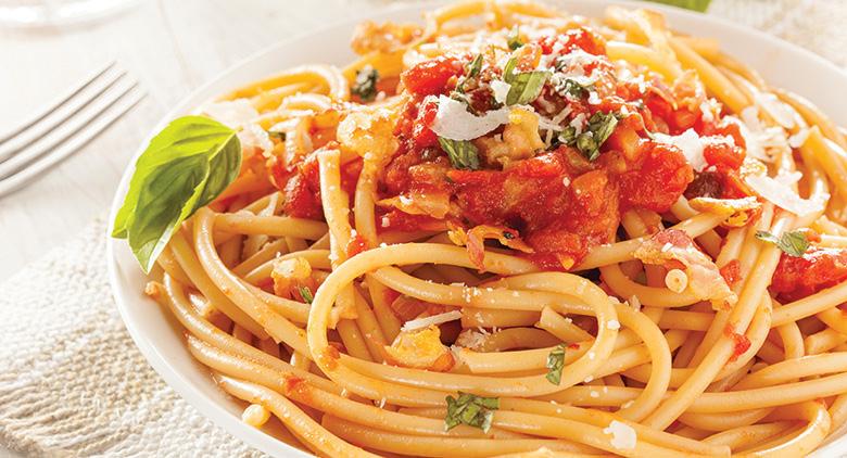 Pasta de tomate y piennolo