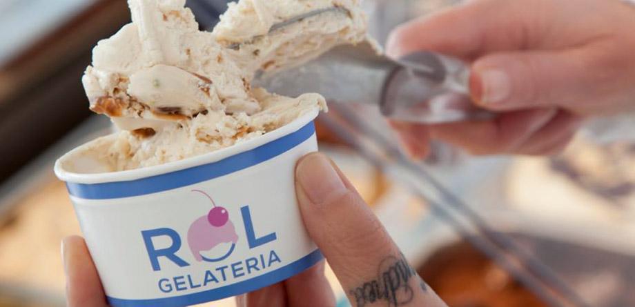 Rol magasin de crème glacée à Naples Rol magasin de crème glacée à Naples