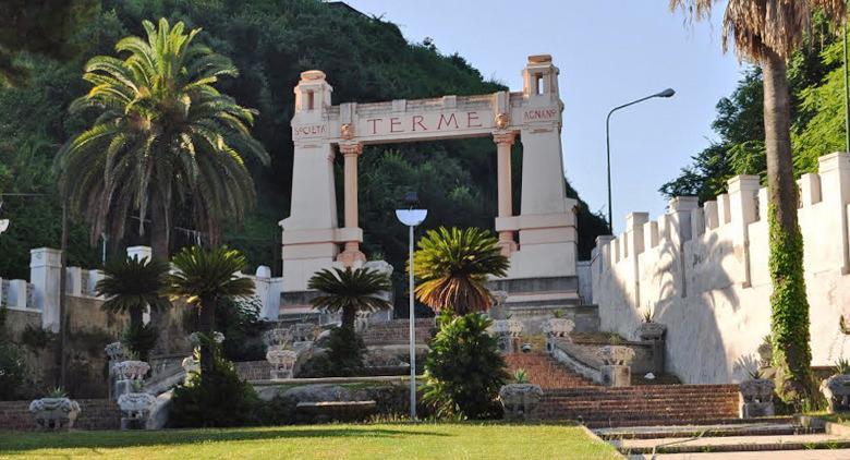 The Agnano thermal baths in Naples