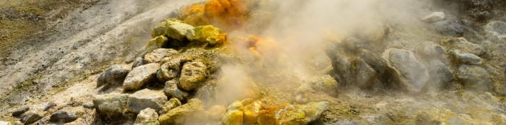 Fumarole solfatara，Pozzuoli