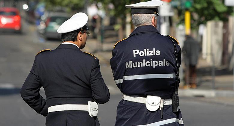 Traffic device for the Bufala Fest in Naples