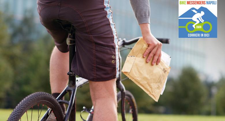 bike messenger a napoli, i corrieri in bicicletta