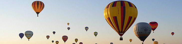 globos de aire caliente